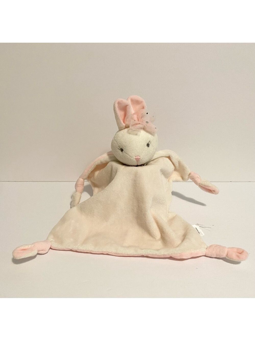 Stephen Joseph Baby Bunny Lovey Ballerina White Pink Soft Security Blanket Girl